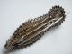 Antique Ottoman Silver Wedding Rare Hair Pin Filigree Brooch Slipper Islamic photo 4