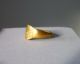 Roman Gold Childs Engraved Peacock Ring 1st - 2nd Century A.  D Very Rare Find British photo 4
