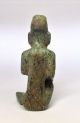 Contemporary Olmec Figurine Pendant,  On Green Serpentine Stone The Americas photo 3