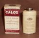 C1930 Antique Dental Tin Calcox Tooth Powder With Box & Full Contents Dentistry photo 1