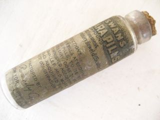Small Vial Bottle W/label 