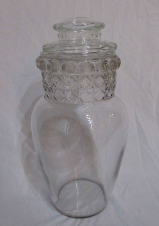 Large Antique Apothecary/candy Glass Jar - 12 3/4 