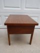 Vintage Lane Mid Century Modern Solid Wood End Table W/dovetail Drawer 114402 Post-1950 photo 10