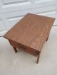 Vintage Lane Mid Century Modern Solid Wood End Table W/dovetail Drawer 114402 Post-1950 photo 2