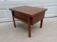 Vintage Lane Mid Century Modern Solid Wood End Table W/dovetail Drawer 114402 Post-1950 photo 4