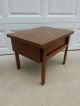 Vintage Lane Mid Century Modern Solid Wood End Table W/dovetail Drawer 114402 Post-1950 photo 5
