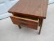 Vintage Lane Mid Century Modern Solid Wood End Table W/dovetail Drawer 114402 Post-1950 photo 6
