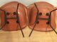 Herman Miller Charles Eames Salmon Fiberglass Covered Arm Shell Chairs Pair Post-1950 photo 3