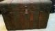Antique Metal And Wood Steamer Trunk Treasure Chest With Detail Detail Detail 1800-1899 photo 11