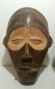 Vintage Carved Wood Painted African Style Tribal Cerimonial Masks Old Folk Art Masks photo 1