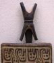 African Bamileke Sword With Embossed Leather Scabbard Other African Antiques photo 2