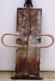 African Bamileke Sword With Embossed Leather Scabbard Other African Antiques photo 4