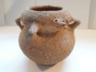 Veraguas Frog Bowl Panama Pre - Columbian Archaic Ancient Artifact Chiriqui Mayan photo