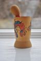 Swedish Folk Art Mortar And Pestle Hand Carved Other Antique Woodenware photo 1