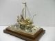 Silver960 (phoenix) Huge Treasure Ship.  350g/ 12.  35oz.  Takehiko ' S Work. Other Antique Sterling Silver photo 3