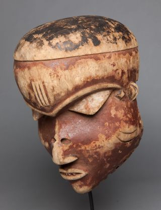 Bakongo Face Mask,  D.  R.  Congo,  African Tribal Art photo