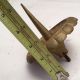 2 Antique Brass Art Deco Lamp Repair Parts Canopy Flower Finial Pointed Tip End Lamps photo 5