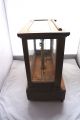 Huge H L Becker Fils & Co Bruxelles Weights/balances Scale In Wood Cabinet Scales photo 3