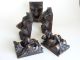 5 French Wood Carved Gothic Victorian Gargoyle Griffin Demon Devil Pediment Old Carved Figures photo 1