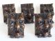 5 French Wood Carved Gothic Victorian Gargoyle Griffin Demon Devil Pediment Old Carved Figures photo 2