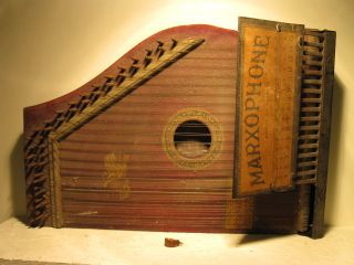 Antique Marxophone Piece,  Appears Complete Strings And All,  Parts photo