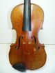 Anton Bachmann Leipzig Vintage/antique Full Size 4/4 Scale Violin W/ Case String photo 1