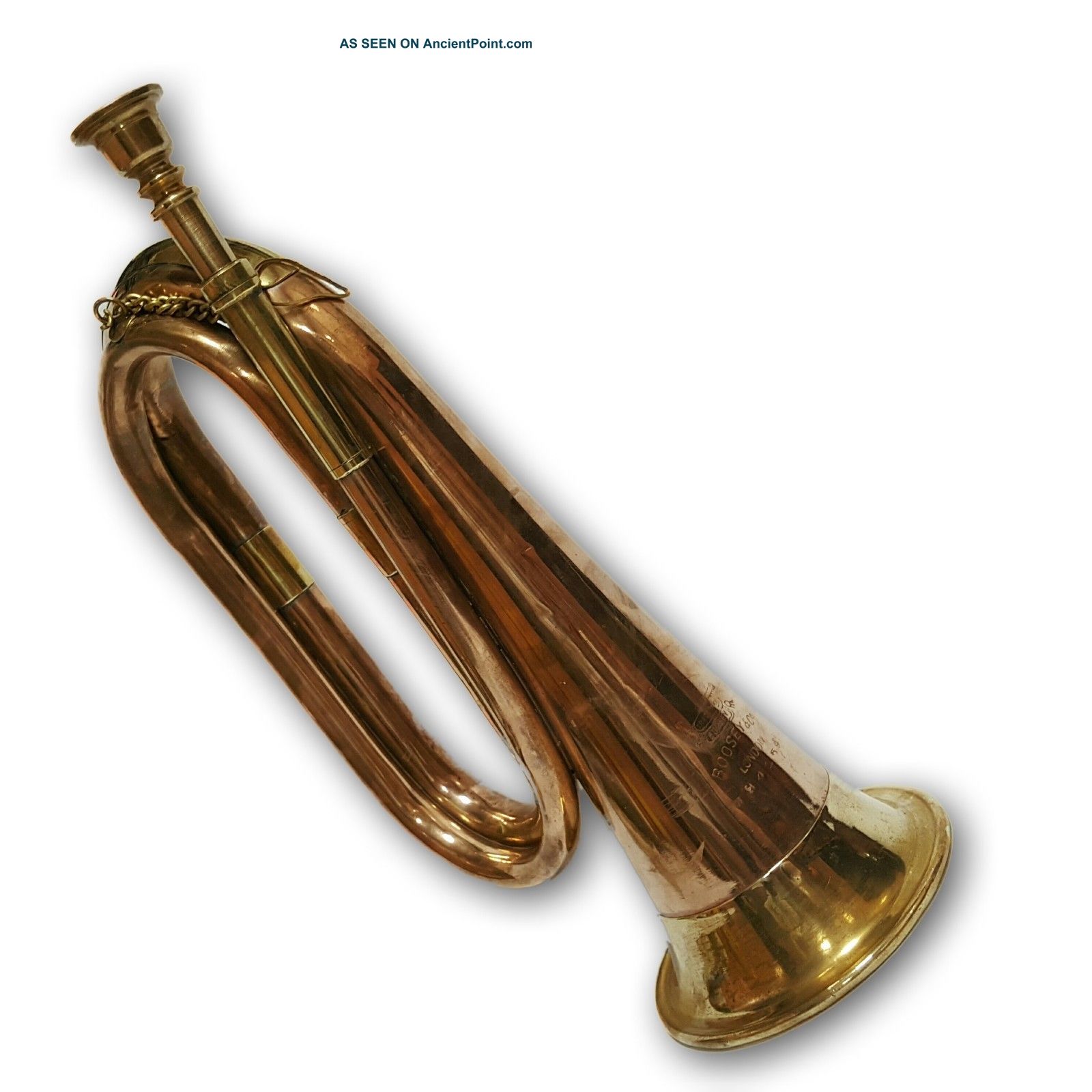 Copper & Brass Attractive Look Old School Orchestra Band Bugle Gift Item Hc 02 Brass photo