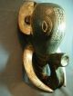 Exquiste Heavy Solid Baule Elephant Mask,  Ivory Coast. Masks photo 1