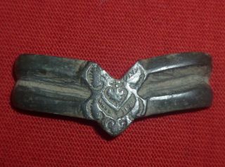 Anglo - Saxon Ancient Artifact - Bronze Lamellar Armour Circa 700 - 800 Ad - 2087 - photo