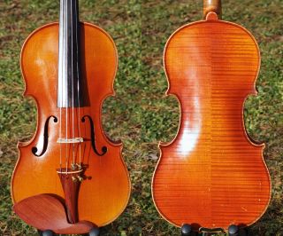 Fine Vintage Silesian Violin - Georg Krywalski,  Teschen,  1942.  Great Build & Tone photo