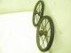 Antique Metal Steel Baby Child ' S Doll Buggy Push Carriage Stroller Wheels Decor Baby Carriages & Buggies photo 1