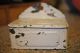 Antique Small Wall Hanging Painted Tin Metal Match Safe Miniature Primitives photo 6