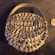Rare Antique Miniature Hand Woven Split Oak Half Round Basket Primitives photo 1