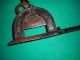 Antique Primitive Cast Iron Tobacco Cutter Primitives photo 1
