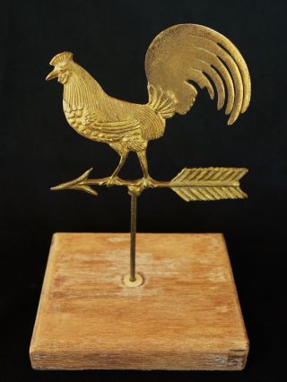 Vintage Salesman Sample Rooster Weathervane Antique Country Farmhouse Barn photo