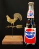Vintage Salesman Sample Rooster Weathervane Antique Country Farmhouse Barn Weathervanes & Lightning Rods photo 3