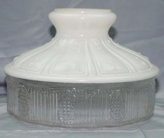 1940 ' S Antique Glass Shade For Lincoln Drape Oil Lamp 10 