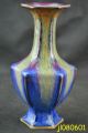 China Handwork Clooect Porcelain Colour Glaze 6 Edge Vase Vases photo 1