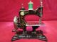 Rare Toy Sewing Machine Casige C/1904 W/german Edelweiss Flower Sewing Machines photo 1