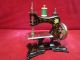 Rare Toy Sewing Machine Casige C/1904 W/german Edelweiss Flower Sewing Machines photo 2