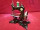 Rare Toy Sewing Machine Casige C/1904 W/german Edelweiss Flower Sewing Machines photo 4