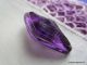 3095 - J – Stunning And Perfect Rhombus Diamond - Shaped Lavender Large Glass Button Buttons photo 1