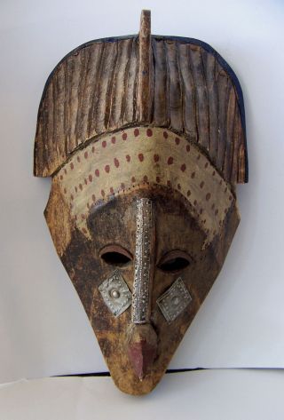 Vintage African Tribal Spirit Mask photo