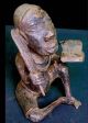 Tribal Bamum Bronze Scholar Figure Cameroon Other African Antiques photo 1