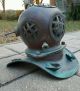 Vintage Copper Brass Scuba Diving Helmet Desk Accessory Nautical Decor Lamp Diving Helmets photo 2