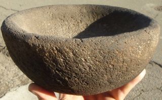 Mortar (stone Bowl),  San Clemente Island,  Ca.  19th Century Find photo