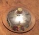 Vintage Mercury Glass Reflector For Bracket Oil Lamp Antique Silver Glass Chandeliers, Fixtures, Sconces photo 7