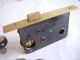 Vintage Nos Sargent Brass Mortise Lockset Keyed Dead Bolt Complete Locks & Keys photo 2