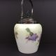 Victorian Opal Glass Cracker Biscuit Jar C F Monroe Wavecrest With Sticker Jars photo 3