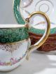 Antique Meissen Germany Floral Swags Swan Handle Cup & Saucer Cups & Saucers photo 2